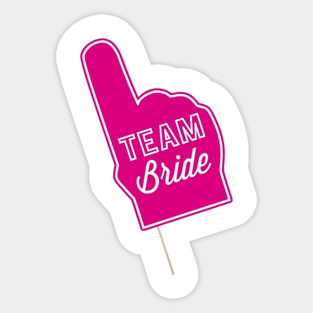 Team Bride Sticker by aquattordici